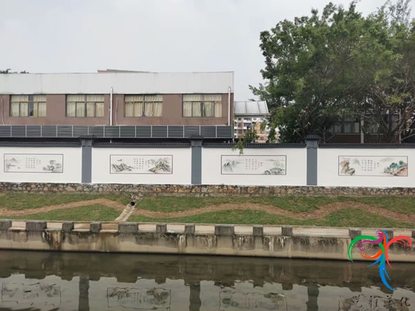宝安上寮河文化墙